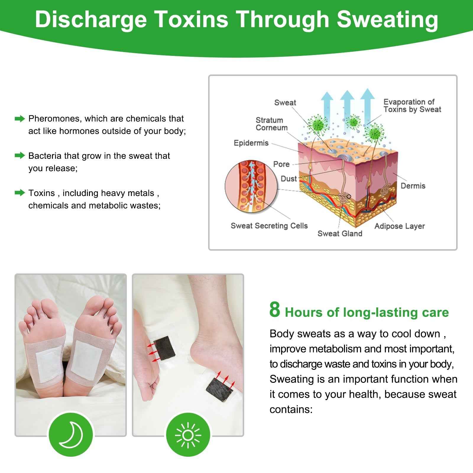 Deep Cleaning Foot Patch for Effective Detoxification and Relaxation