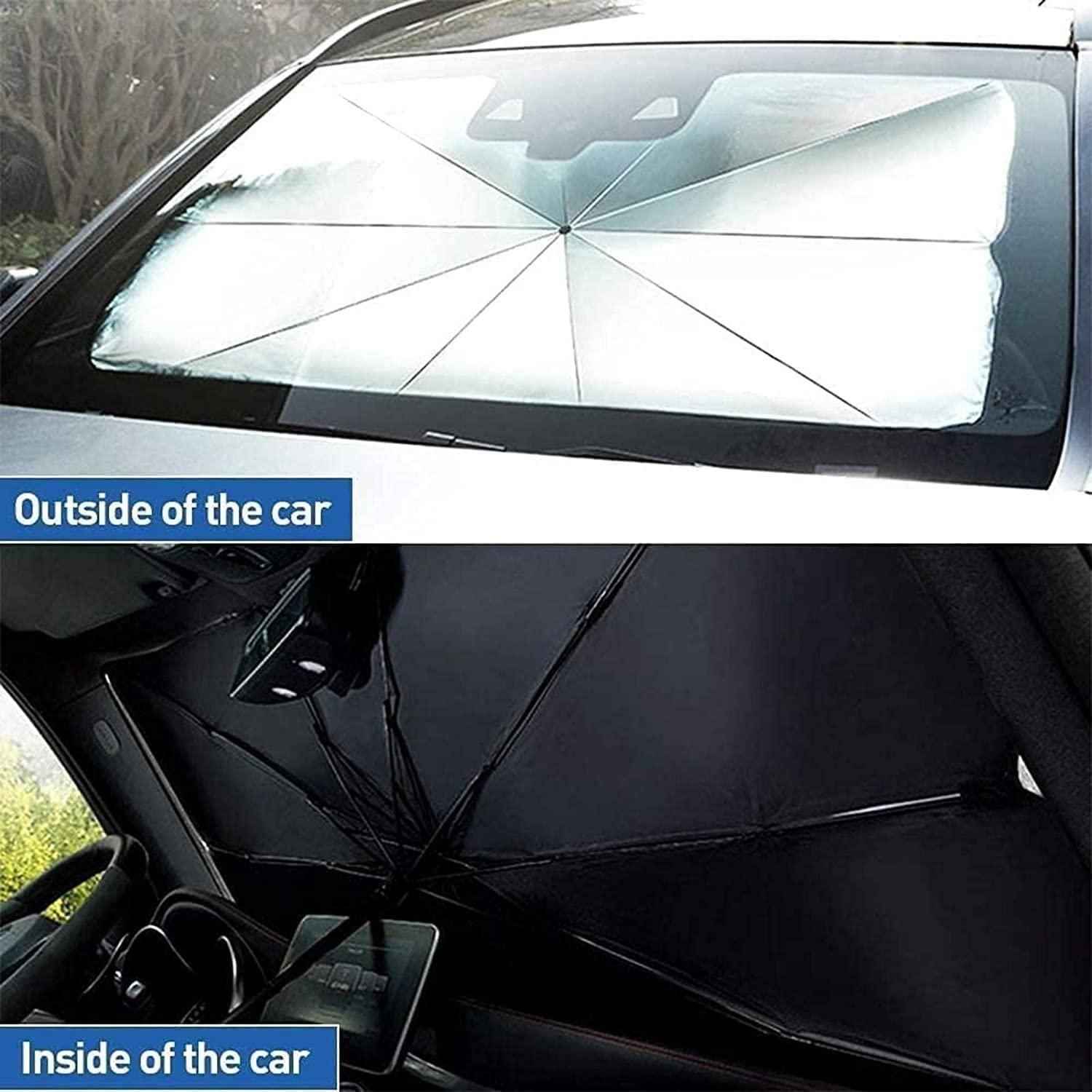 Car Windshield Sun Shade Umbrella for Ultimate UV Protection and Cooling